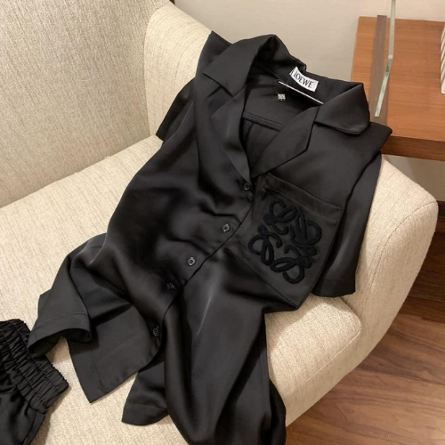 Đồ ngủ nữ pijama đồ ngủ lụa cao cấp phối màu trơn chanh xả cho nàng diện nhà MIMI CLOTHES D1696 - Hình 4