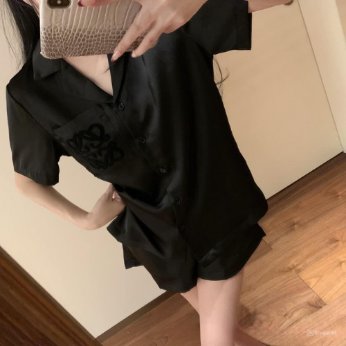 Đồ ngủ nữ pijama đồ ngủ lụa cao cấp phối màu trơn chanh xả cho nàng diện nhà MIMI CLOTHES D1696 - Hình 6