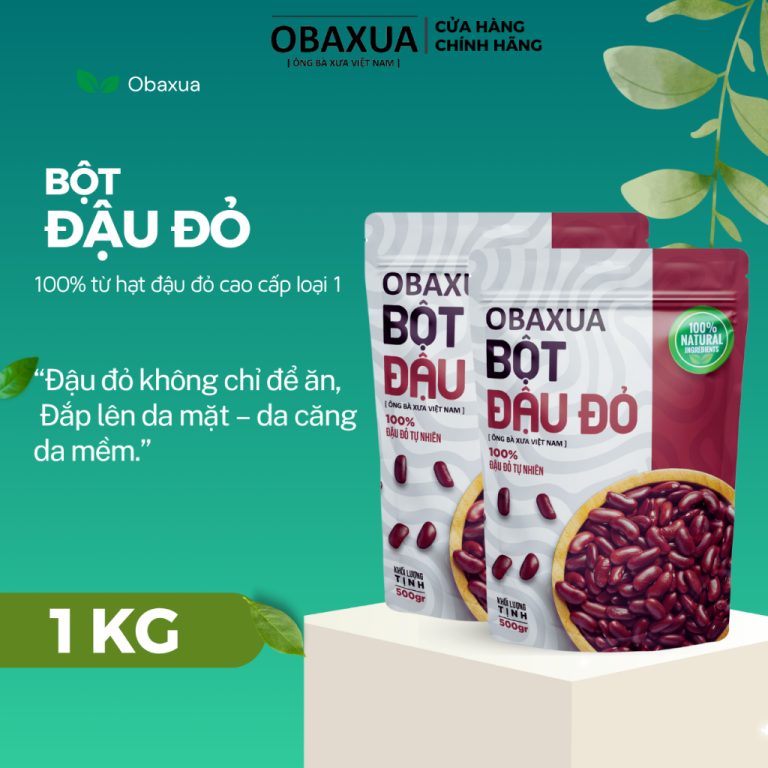 Thử Bột Đậu Đỏ Obaxua 30 Ngày – Da Mình Thay Đổi Thế Nào?