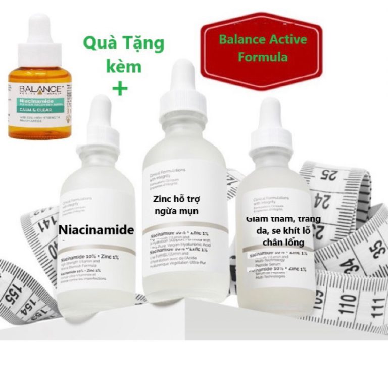 Hướng Dẫn Chọn Serum Ngừa Mụn, Giảm Thâm và Làm Sáng Da: Niacinamide Balance Active Formula