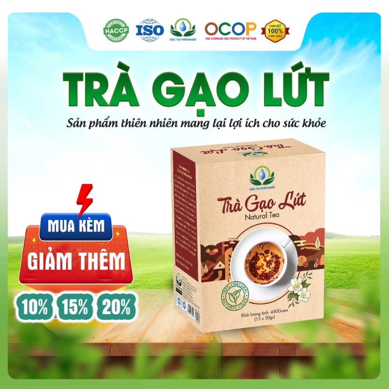 Hướng Dẫn Sử Dụng Trà Gạo Lứt, Đậu Đen, Hoa Nhài, Cỏ Ngọt, Vừng Đen, Đậu Đỏ, Lá Nếp Hấp