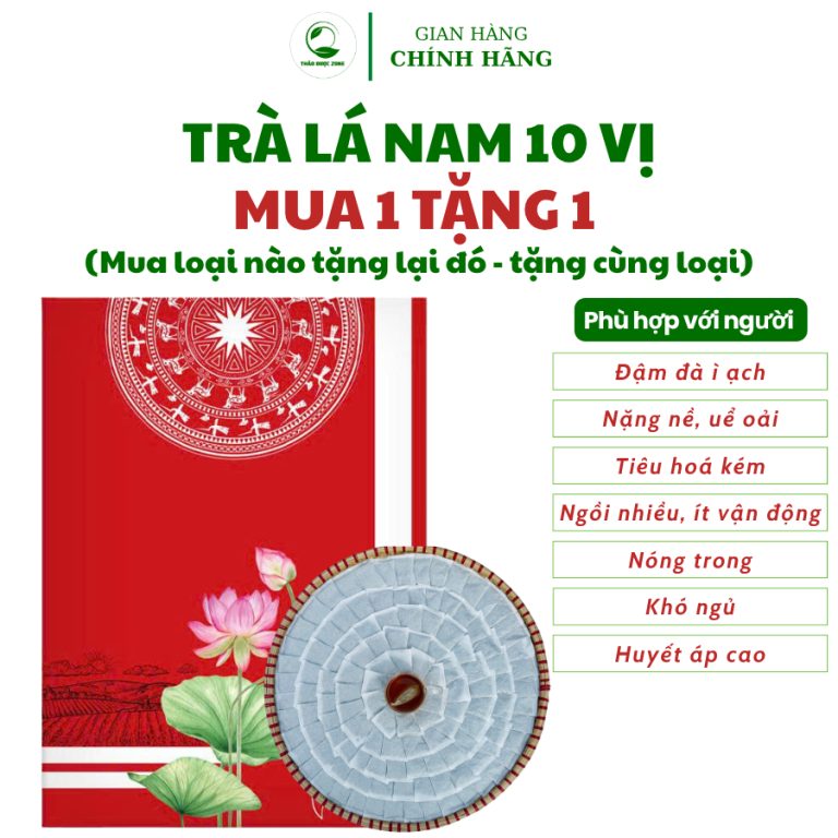 Mua 1 Tặng 1 Trà Lá Nam 10 Vị Thảo Dược Zone: Lựa Chọn Thông Minh Cho Phụ Nữ Việt