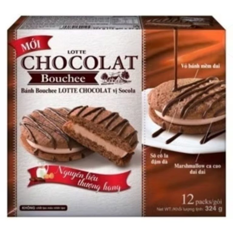 Bánh Chocolate Bouchee 324g (12c): Khám Phá Hương Vị Ngọt Ngào và Bí Quyết Lựa Chọn