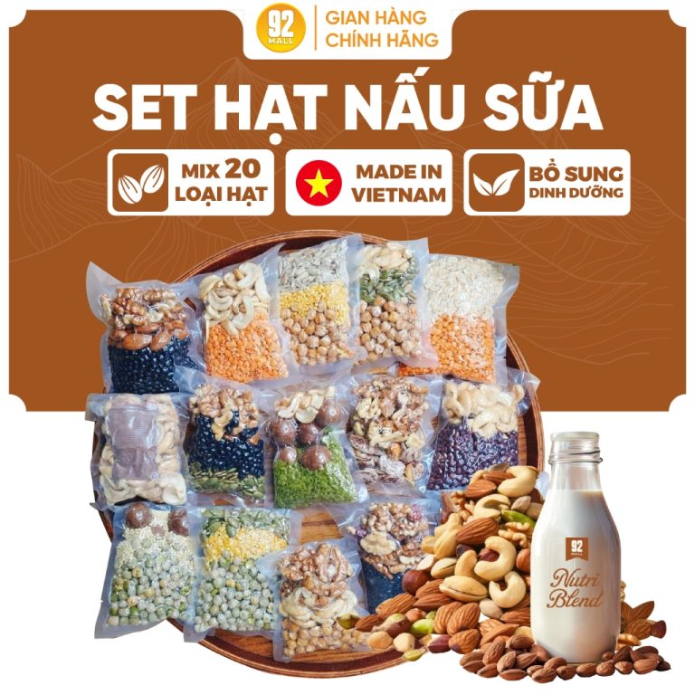 Hướng Dẫn Chọn Hạt Nấu Sữa Mix Sẵn: Giải Pháp Cho Món Sữa Hạt Ngon Miệng Mỗi Ngày
