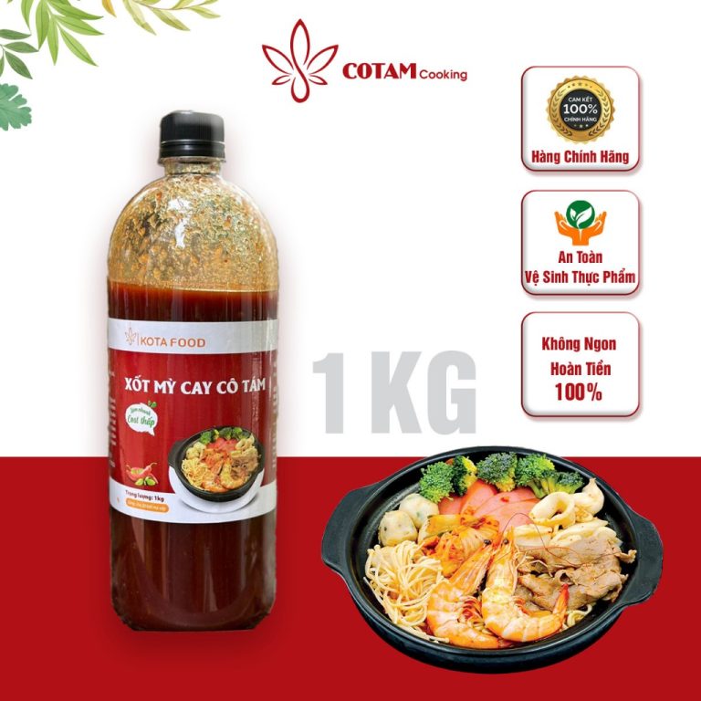 Chai Xốt Mỳ Cay Cô Tám – Cơn Lốc Cay Nóng Đầy Hấp Dẫn!