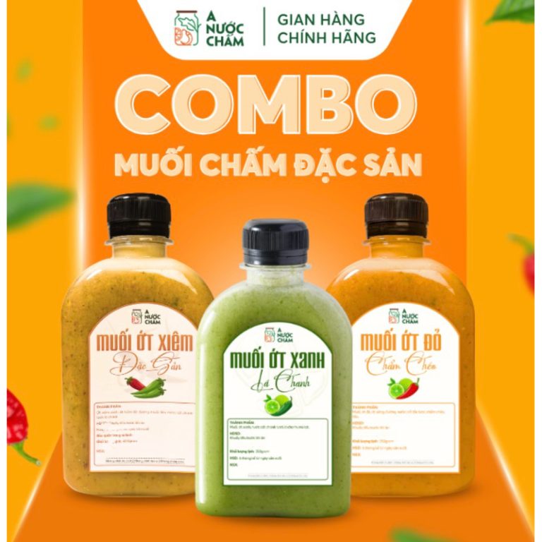 “Khám Phá Hương Vị Mới – Combo 3 Chai Múi Chấm Đặc Sản 3 Miền Có Thực Sự Đáng Để Thử?”