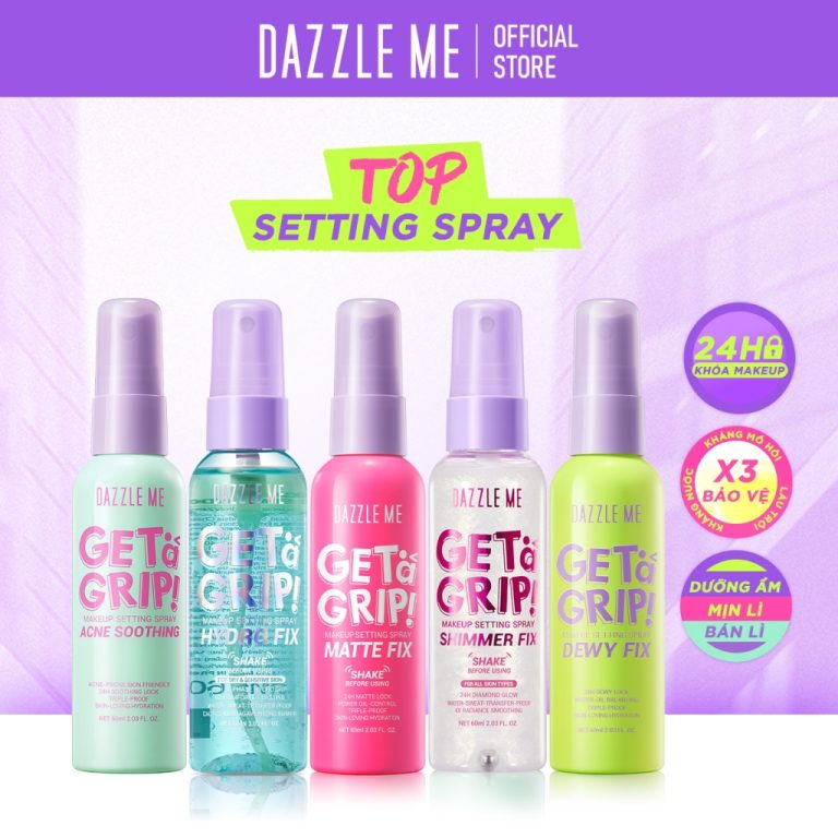 Hướng Dẫn Lựa Chọn Xịt Khóa Makeup Dazzle Me: Giải Pháp Cho Làn Da Mịn Lì