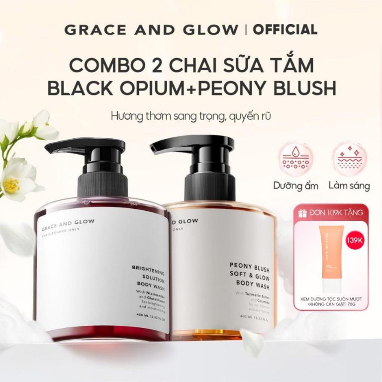 Thử 30 ngày với Combo sữa tắm Grace and Glow: Da mình có thay đổi gì không?