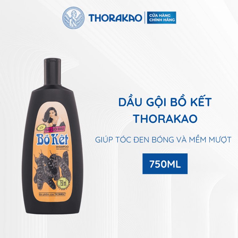 Dầu Gội Bồ Kết Thorakao: Giải Pháp Tóc Đen Bóng Suôn Mượt Cho Phụ Nữ Việt