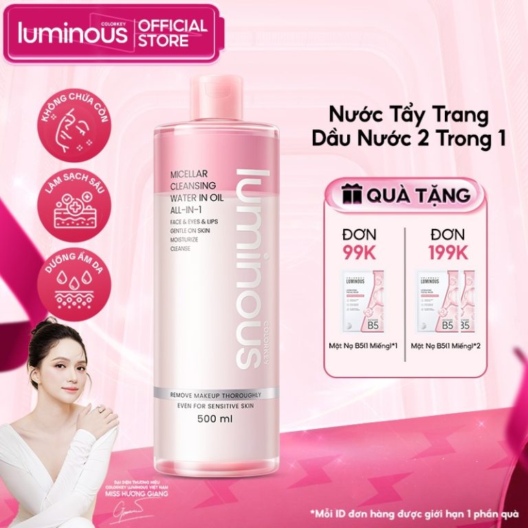 Thử Nước Tẩy Trang Dầu COLORKEY – 30 Ngày Da Mình Thay Đổi Thế Nào?