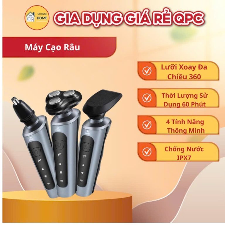 Hướng Dẫn Chọn Mua Máy Cạo Râu 9D Shaver 3in1: Lựa Chọn Hoàn Hảo Cho Phái Đẹp
