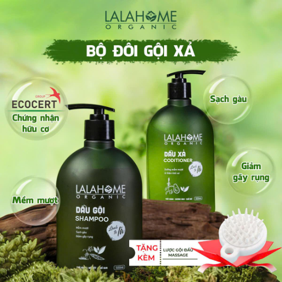 Bộ Đôi Dầu Gội Xả LalaHome: Giải Pháp Cho Tóc Khỏe Mạnh và Suôn Mượt