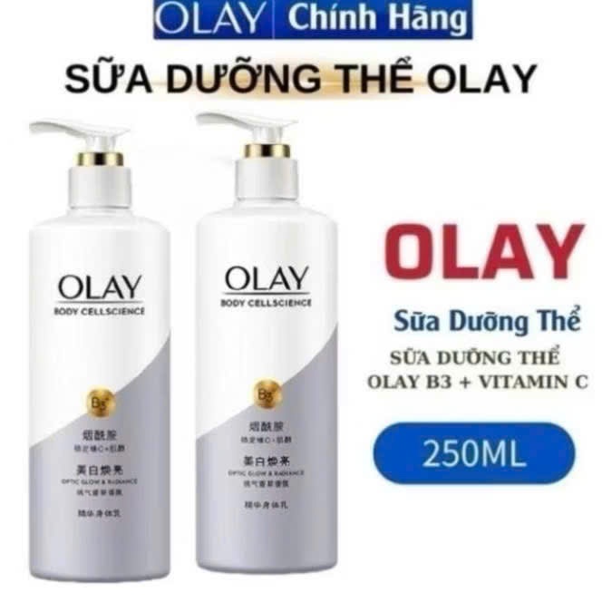 Hướng Dẫn Chọn Sữa Dưỡng Thể OLAY Body B3 Vitamin C Optic Glow Radiance