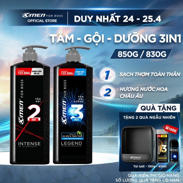 Thử Tắm Gội X-Men for Boss Intense: 30 Ngày Biến Hóa Thế Nào?
