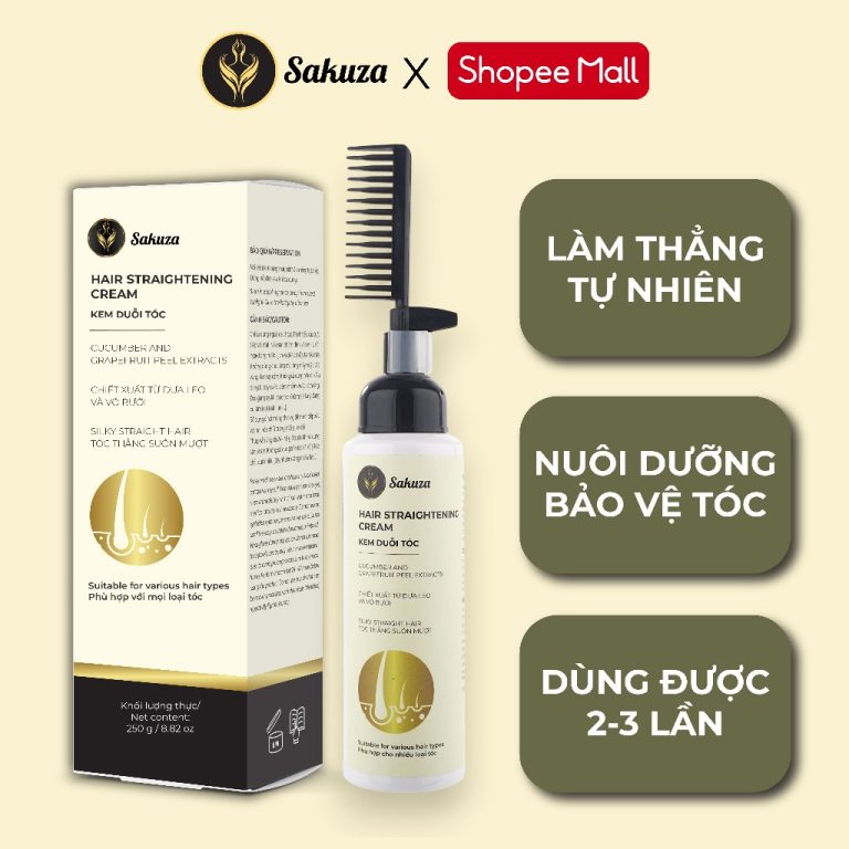 Hướng Dẫn Duỗi Tóc Tại Nhà Với Sakuza: Phục Hồi Tóc Bằng Thành Phần Olive