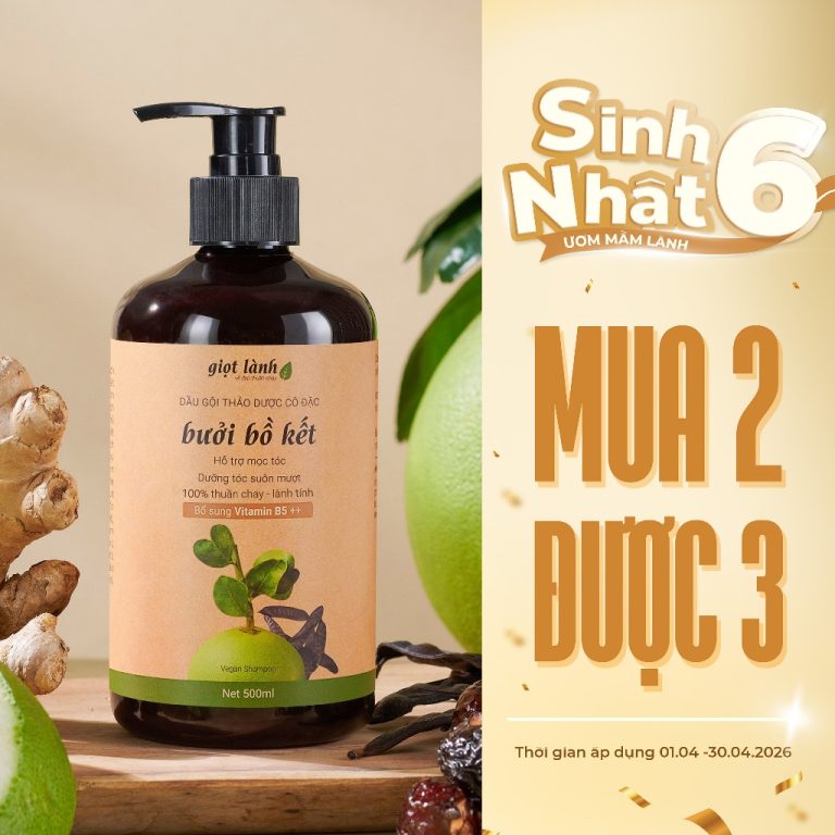 Dầu Gội Bồ Kết – Bưởi: Giải Pháp Tự Nhiên Giúp Kích Mọc Tóc