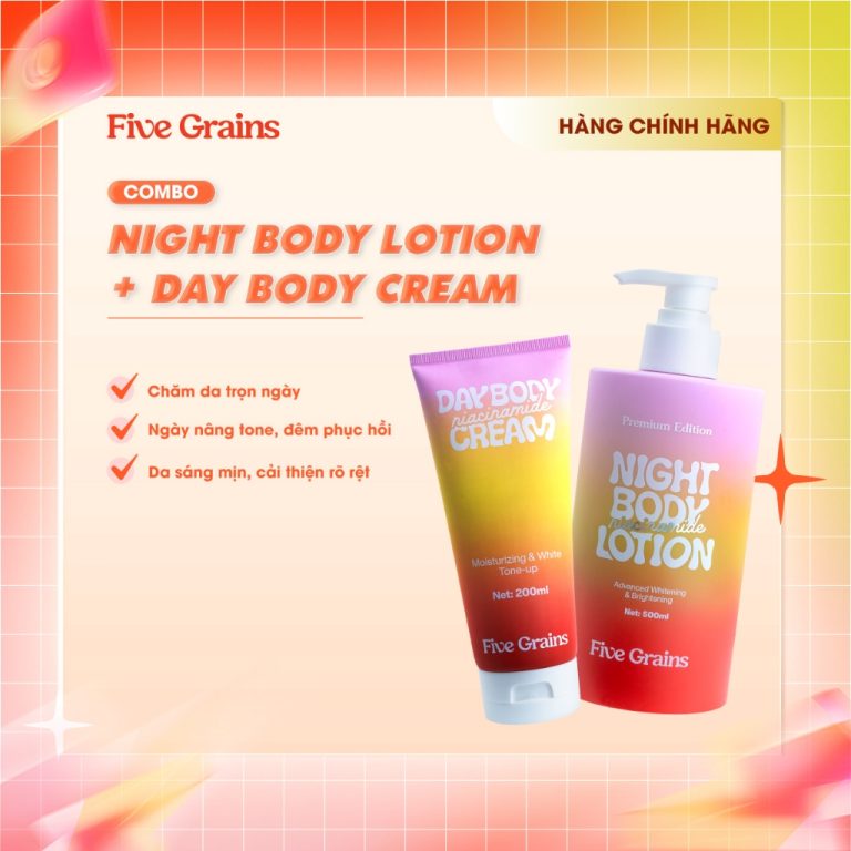 Hướng Dẫn Chọn Combo Kem Dưỡng Ẩm Dưỡng Trắng Da Body Ban Ngày và Ban Đêm