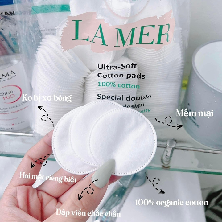 [COMBO 3 GÓI ] Bông Tẩy Trang Lamer 100% Cotton ( gói 201... (2)