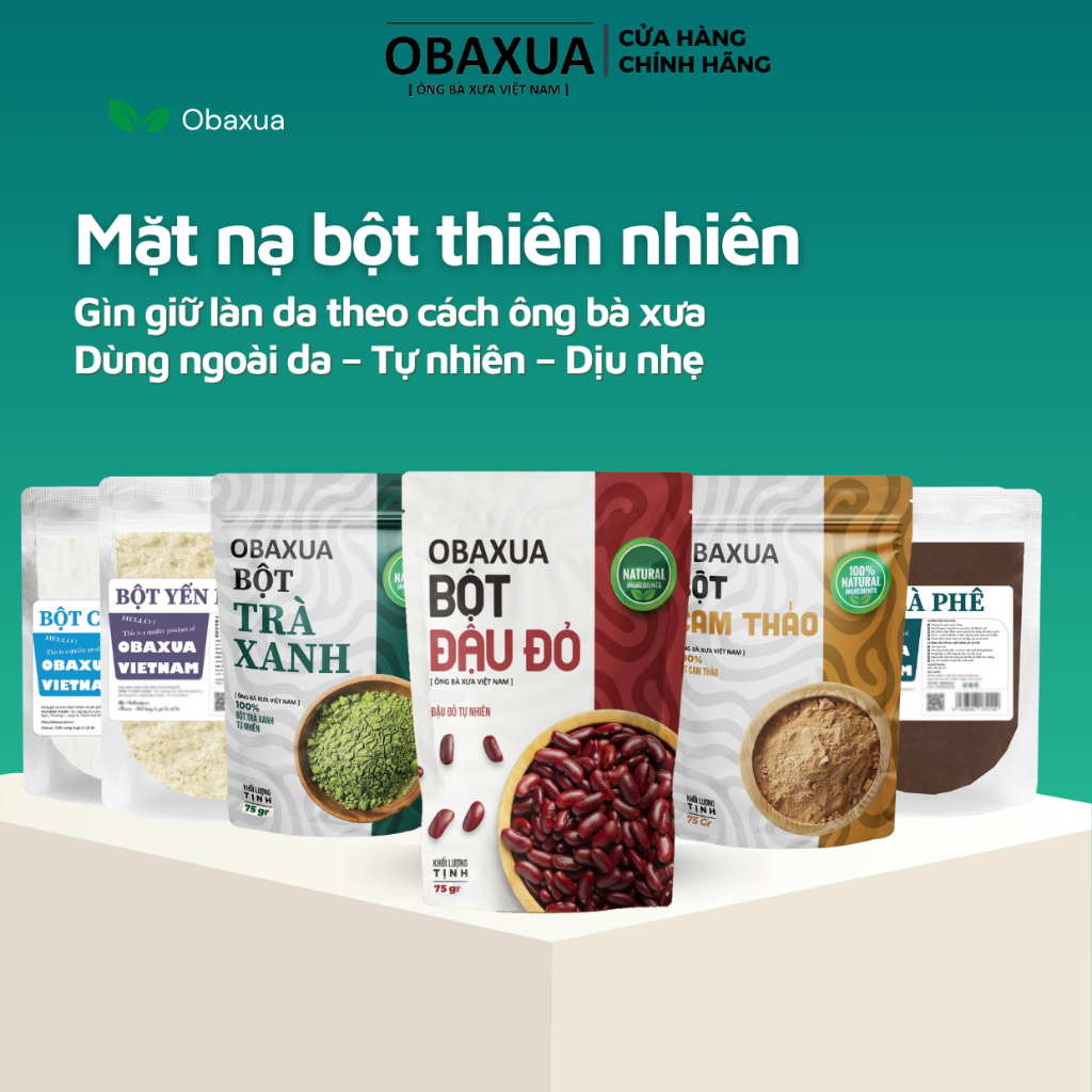 Mặt nạ bột thiên nhiên OBAXUA (2)
