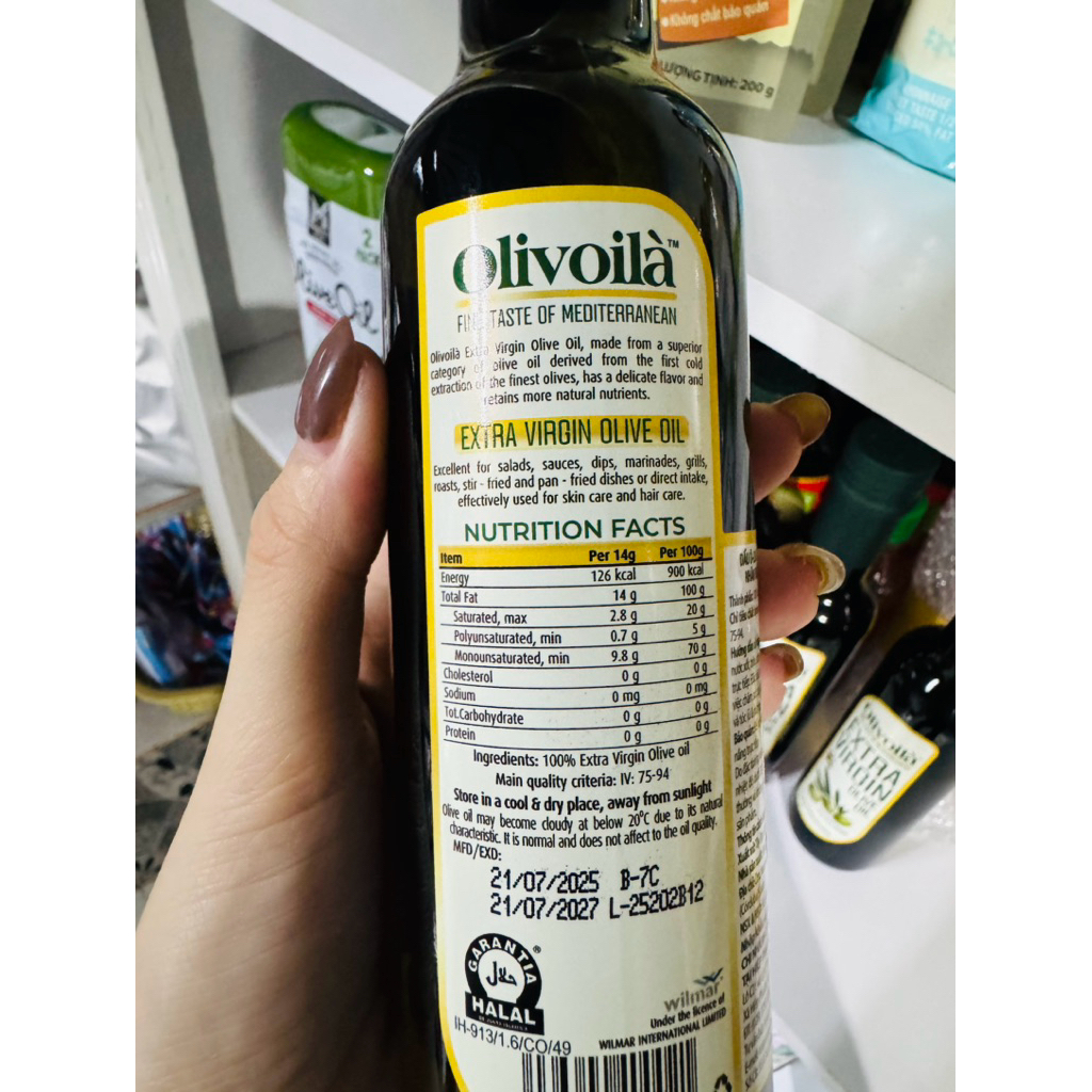 Dầu olive Nguyên Chất Olivoila Extra Virgin (2)