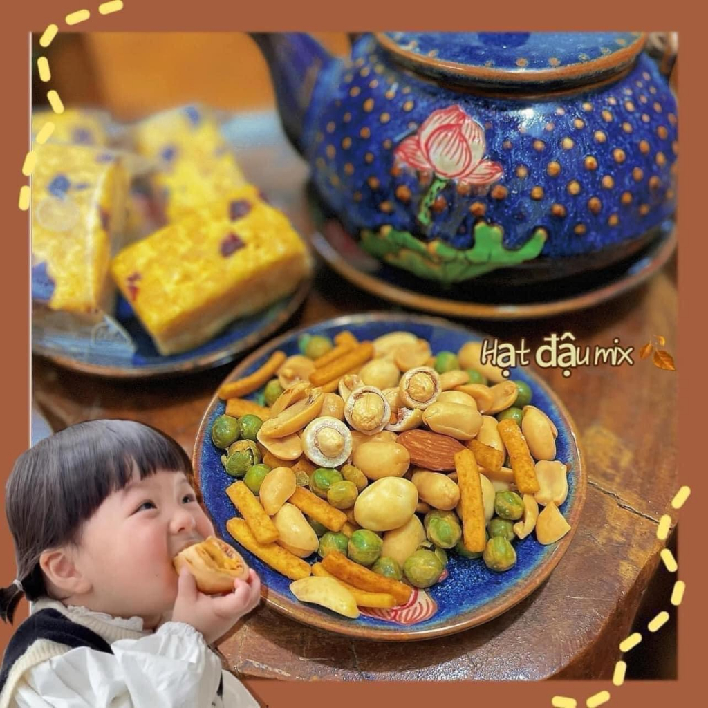 1Kg Hạt Ngũ C�c �ậu Mix 7 Loại  Tẩm V� Sấy Giòn 4 V�  Hea... (2)