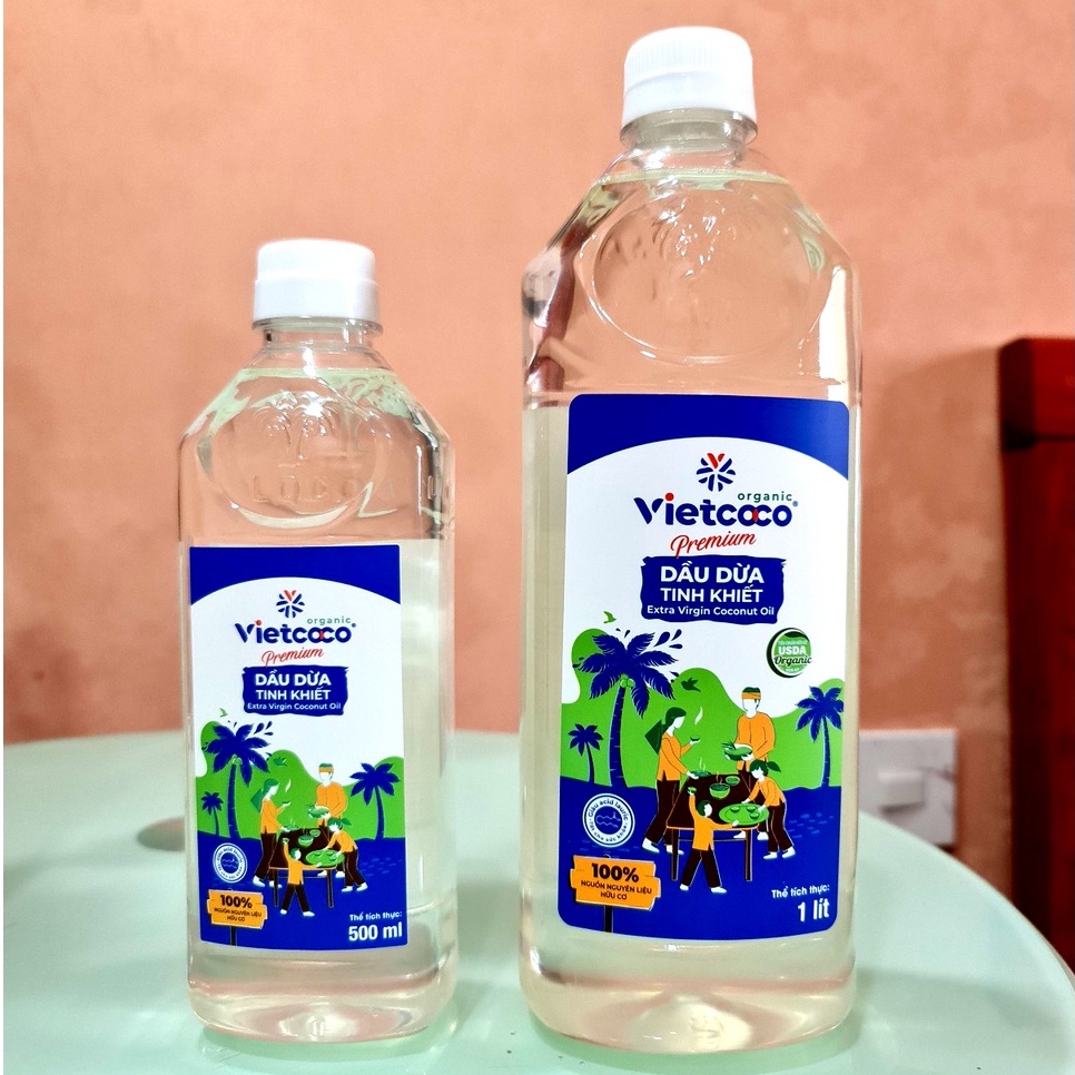 Dầu Dừa TINH KHIẾT �P L� NH Organic 1lit (2)
