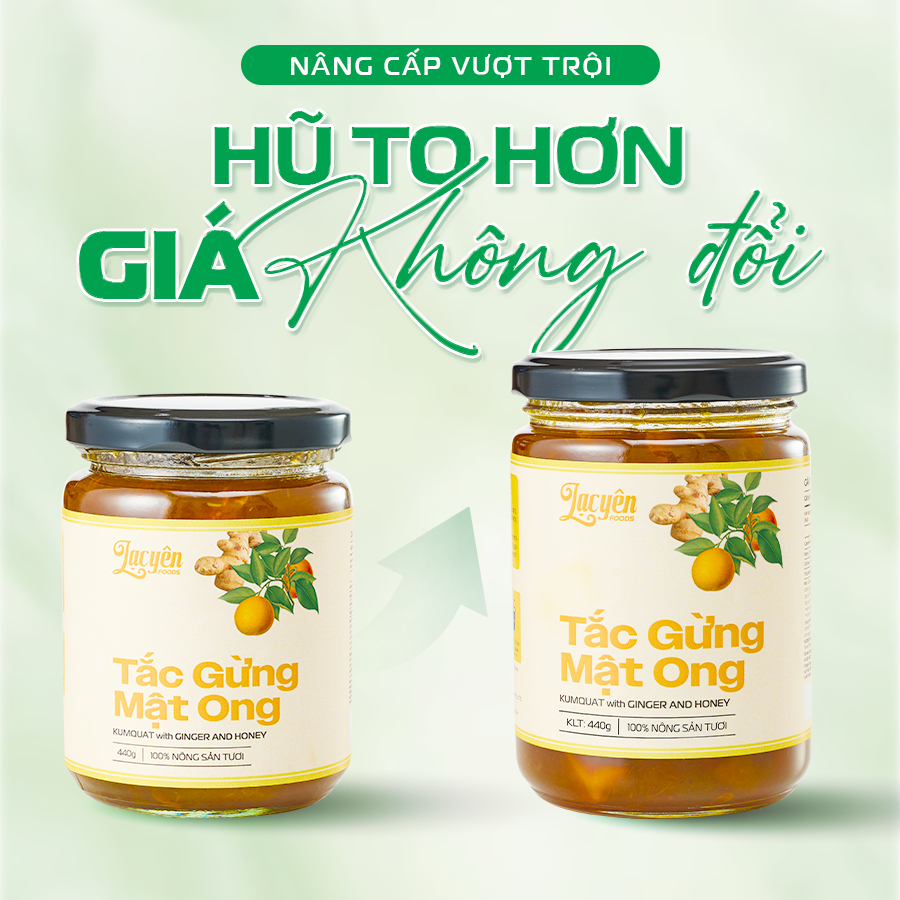 Tắc Gừng Mật Ong Lạc Yên Foods  �ạt ISO 22000 Có Tắc Gừng... (2)
