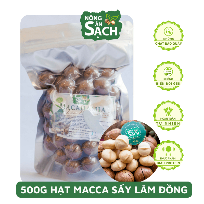 Hạt Macca Lâm ��ng Size A Sấy Lạnh Cao Cấp Nh�  Tr�ng Di ... (2)