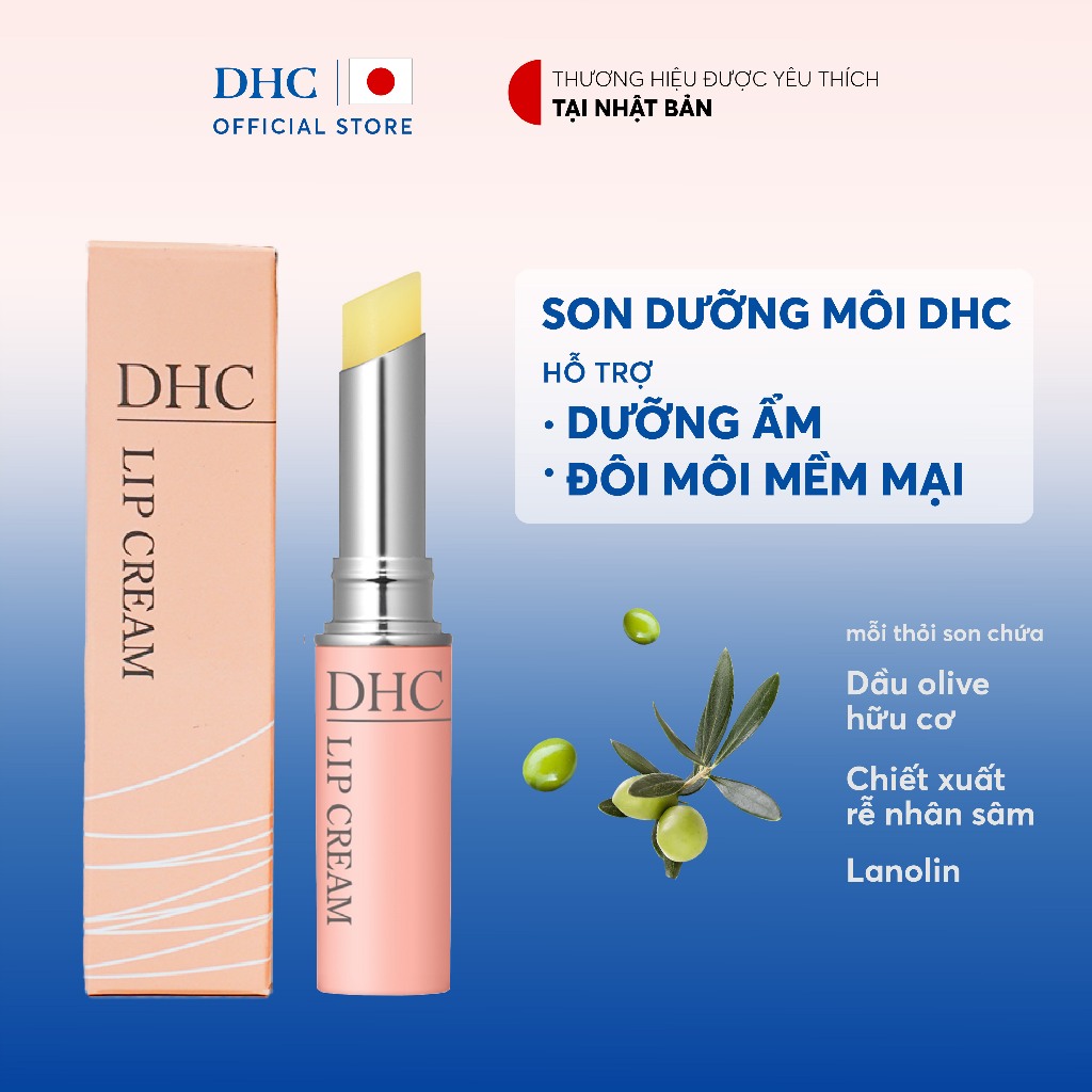 Son dưỡng môi DHC Lip Cream dưỡng ẩm (2)
