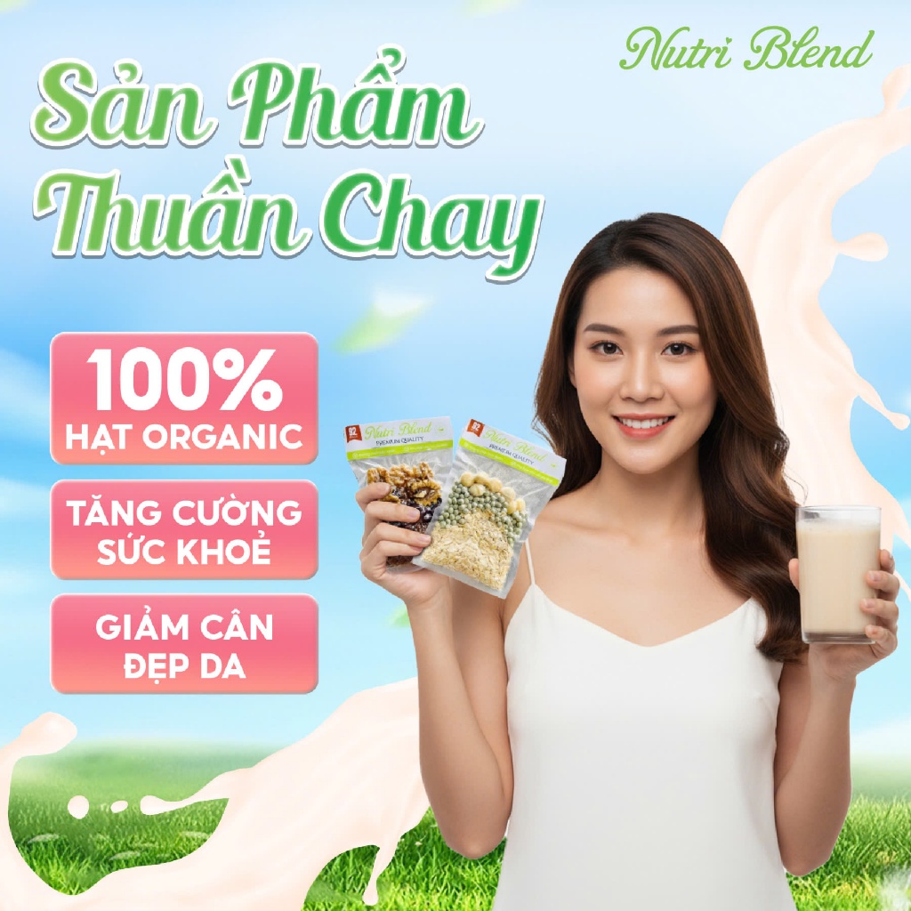 [SET 30 NG�Y] Hạt Nấu Sữa Mix Sẵn 20 Loại Hạt Hữu Cơ Dùng... (2)