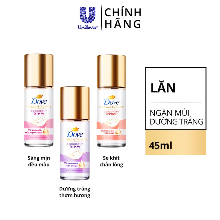 Hướng Dẫn Lựa Chọn Lăn Ngăn Mùi Dưỡng Sáng Cao Cấp Dành Cho Nữ: Dove Tinh Chất Serum Với 3% Niacinamide