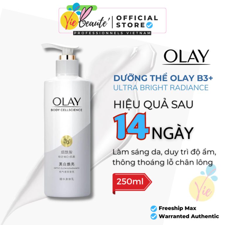 Sữa Dưỡng Thể OLAY Body B3 Vitamin C Optic Glow Radiance: Xu Hướng Dưỡng Da Mới Cho Phụ Nữ Việt