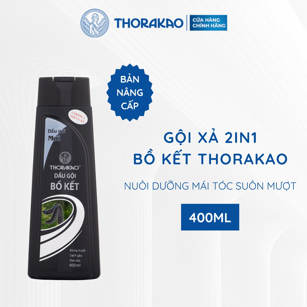 Dầu Gội Bồ Kết Thorakao Dưỡng Tóc Đen Bóng Suôn Mượt / (2)