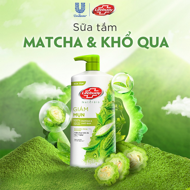 Sữa tắm Lifebuoy Thiên nhiên Detox Và Chăm Sóc Chuyên Sâu... (2)