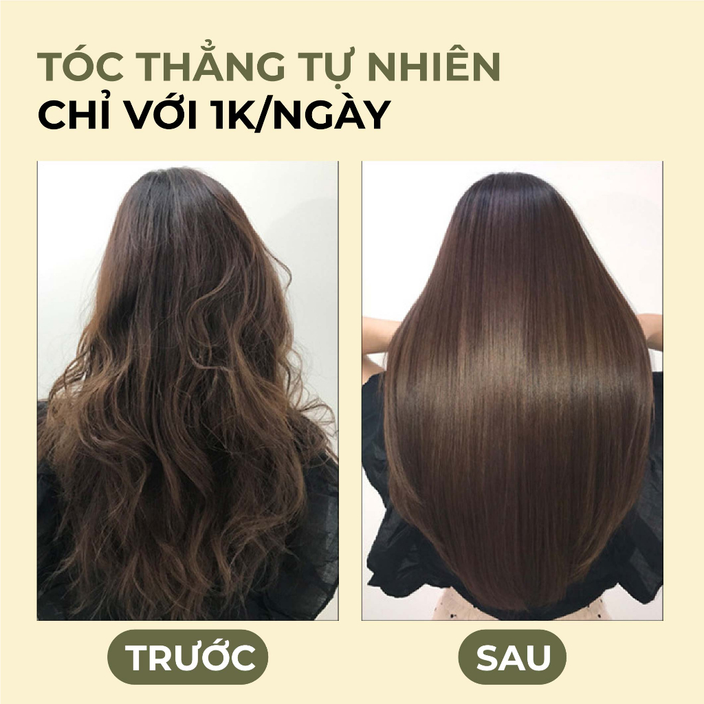 Thuốc duỗi tóc tại nhà thành phần Olive phục hồi không là... (2)