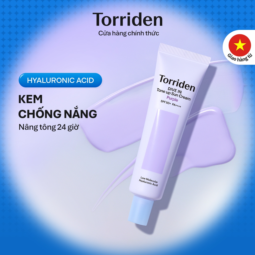 [Torriden Chính hãng] Kem chống nắng nâng tông da Dive (2)