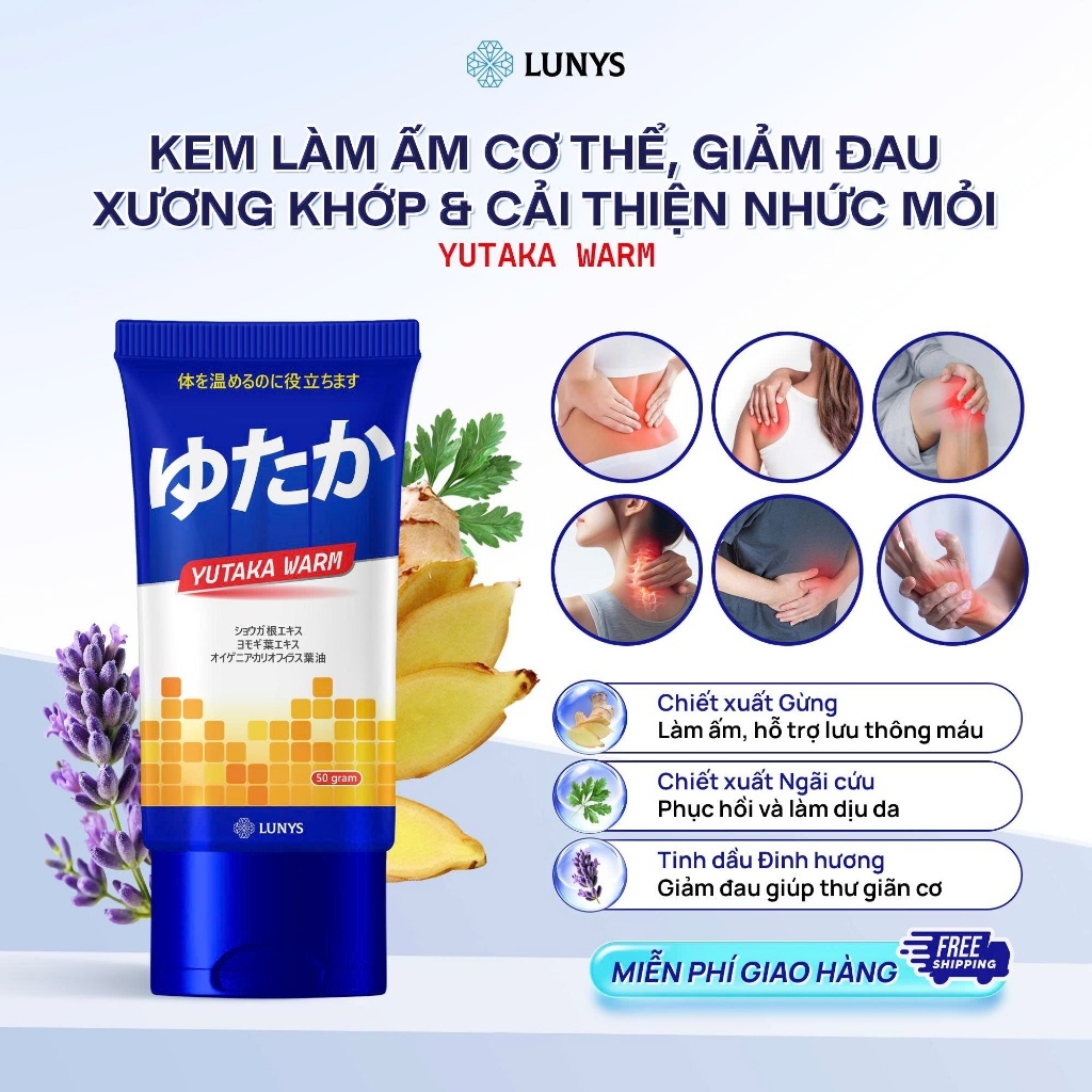 Kem Làm Ấm Cơ Thể YuTaKa (2)