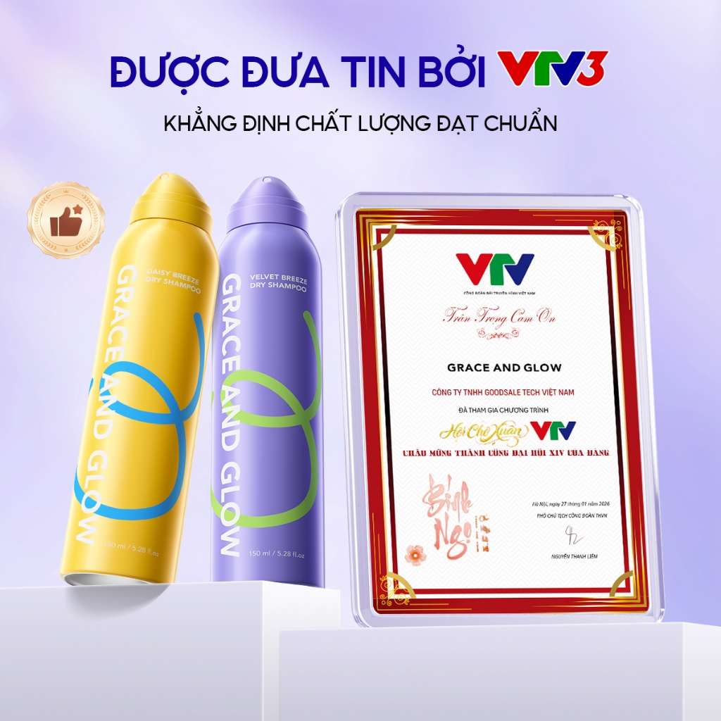 Dầu gội khô phồng tóc Grace and Glow Velvet Opium/Daisy B... (2)