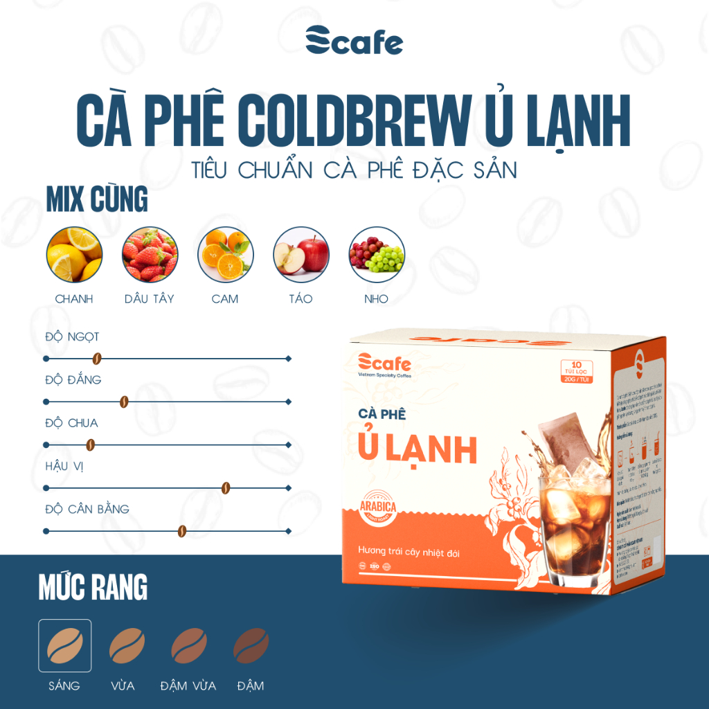 C�  Phê Cold Brew Túi L�c Hạt Arabica 100% Scafe Vi�t Nam (3)
