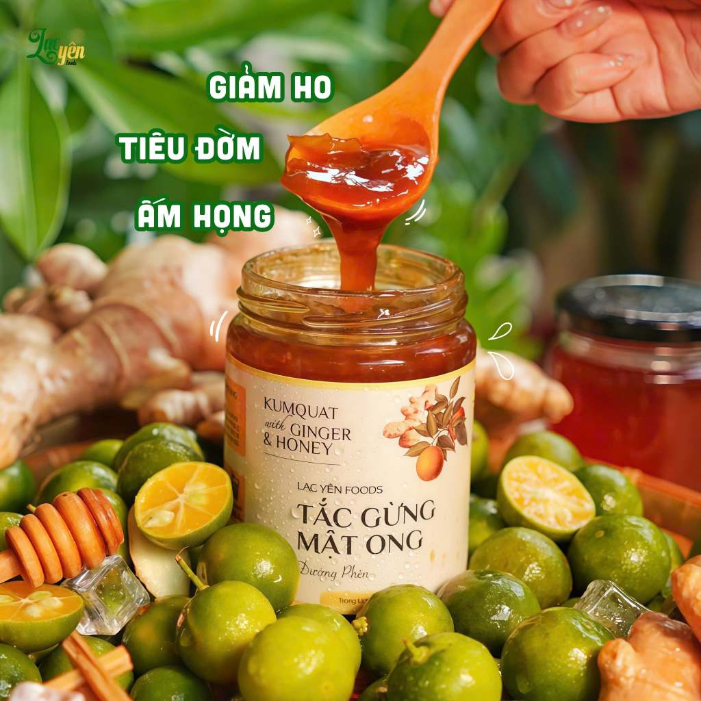 [H�A T�C] Tắc Gừng Mật Ong Lạc Yên Foods (3)