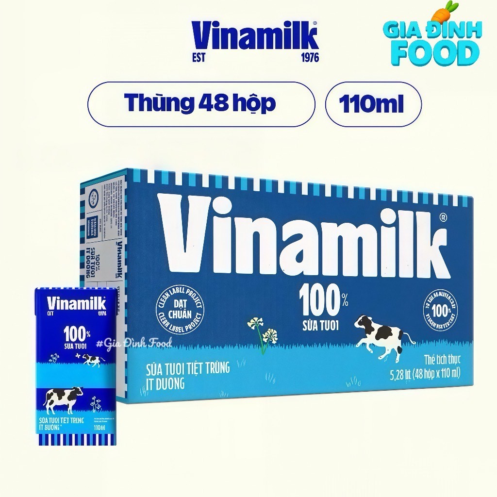 Sữa Tươi 100% Vinamilk Các loại (3)