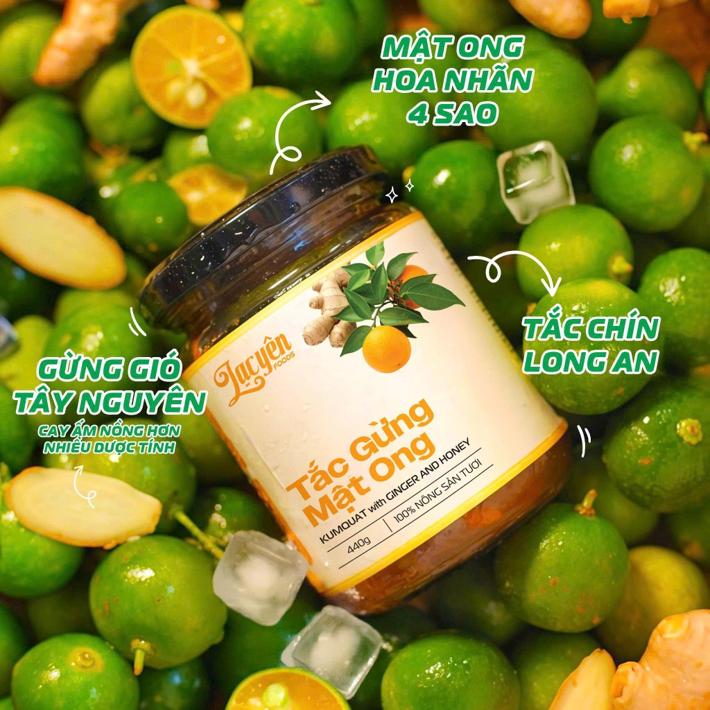 Tắc Gừng Mật Ong Lạc Yên Foods  �ạt ISO 22000 Có Tắc Gừng... (3)