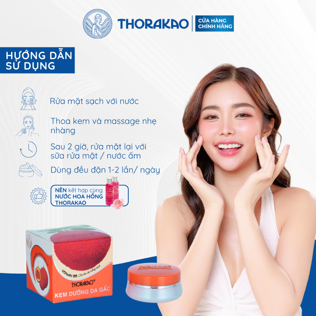 Kem Gấc Thorakao Dưỡng Sáng Da 3G (3)