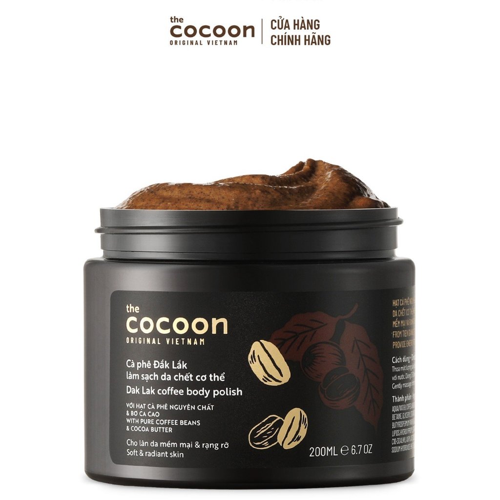 [MUA 2 GIẢM 41%] Combo 1 Hũ Tẩy Da Chết Cơ Thể Cà Phê Đắk... (3)