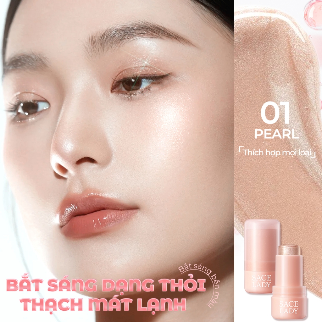 Phấn Bắt Sáng Highlight SACE LADY Dạng Thỏi  Nước Rạng Rỡ... (3)