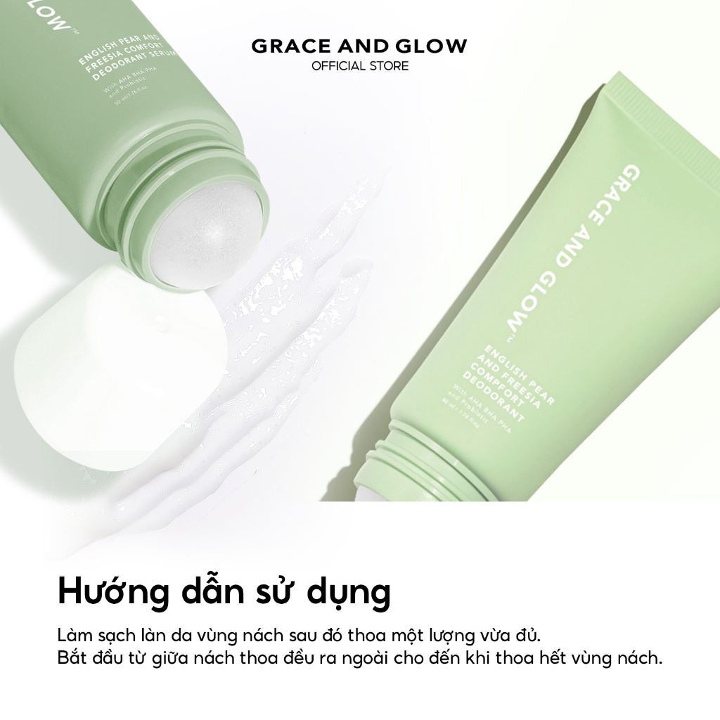 Lăn khử mùi Sáng Da Grace and Glow  Black Opium / English... (4)