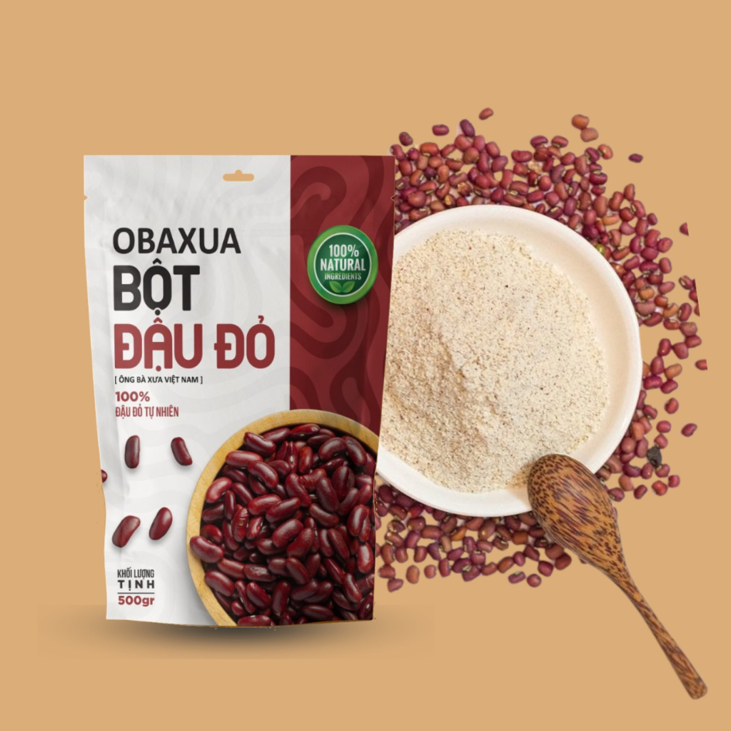 Bột Đậu Đỏ Obaxua [1KG] Nguyên Chất (4)