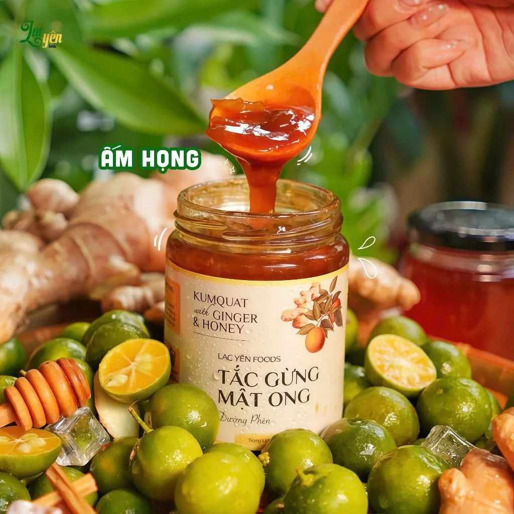 Tắc Gừng Mật Ong Lạc Yên Foods  �ạt ISO 22000 Có Tắc Gừng... (4)