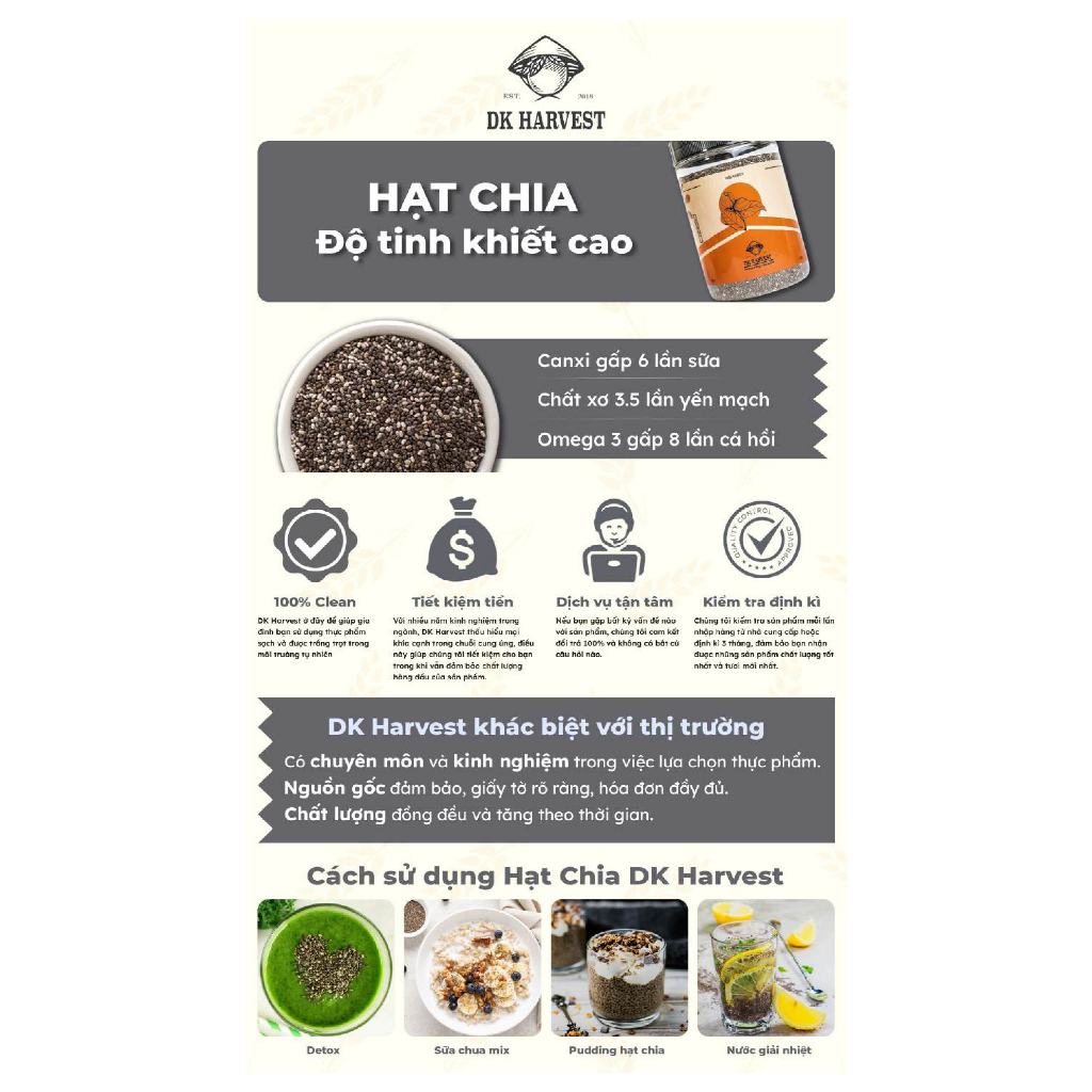 Hạt Chia �en DK Harvest Nhập Khẩu chính ngạch (4)