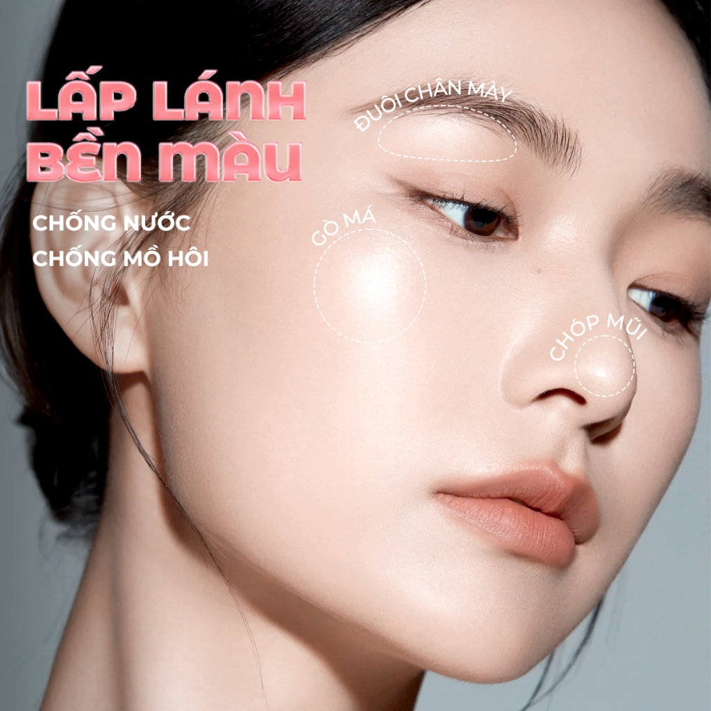 Phấn Bắt Sáng Highlight SACE LADY Dạng Thỏi  Nước Rạng Rỡ... (4)